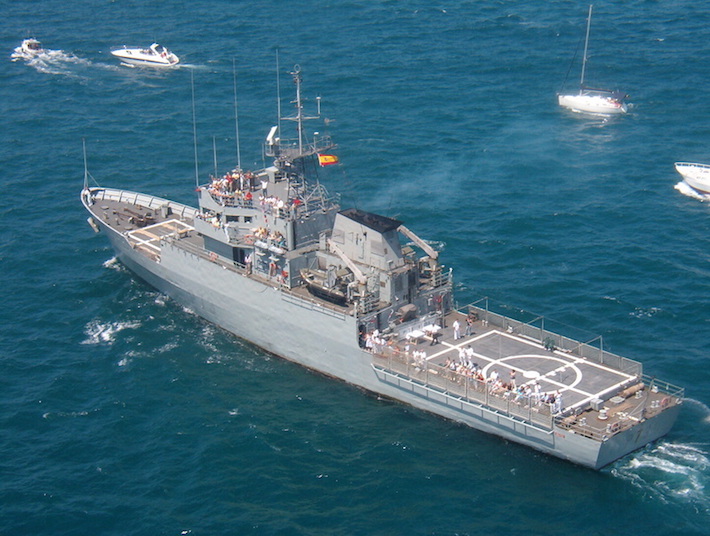 La Armada Espaola participa en la jornada de puertas abiertas del Puerto de Motril con la corbeta Infanta Elena
