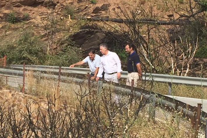 Diputación comienza las obras de la carretera de Lújar