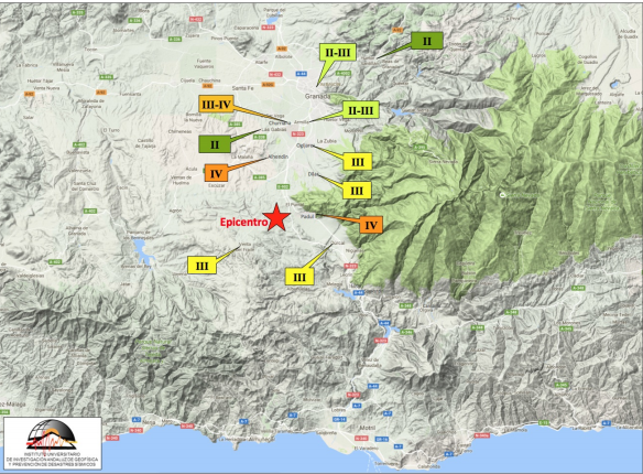 El Padul y los pueblos pr�ximos se despiertan con un temblor de tierra.