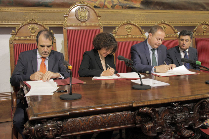La UGR, Covirán y Prodware firman un convenio de colaboración para la aplicación de la tecnología sobre la dirección de recursos humanos