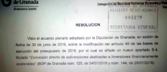 VOX Costa Tropical cuestiona al Ayuntamiento de Salobrea por la prdida de una subvencin de 90.000 euros de Diputacin