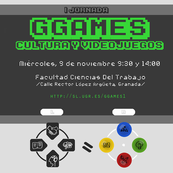 La UGR organiza las I Jornadas GGames, el primer evento de cultura y videojuegos
