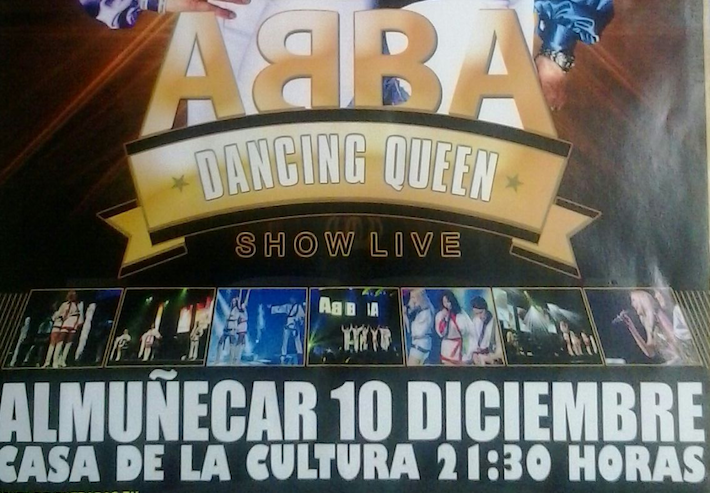 Esta noche el concierto Tributo Abba de Almuñécar será a las 21,30 horas
