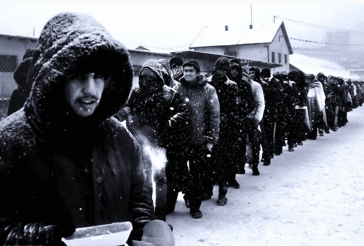 El fr�o de la indiferencia los mata: Granada se indigna contra el drama de los refugiados

