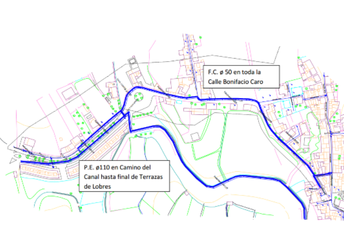 Mancomunidad llevar� a cabo la rehabilitaci�n de las redes de abastecimiento y saneamiento de la calle Bonifacio Caro de Lobres