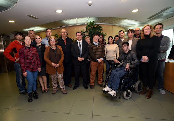 Diputación de Granada colabora con asociaciones de personas con discapacidad para la realización de prácticas de integración social