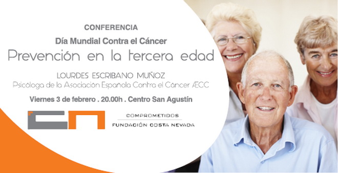 Fundación Costa Nevada presenta este viernes la conferencia “Prevención en la tercera edad”.