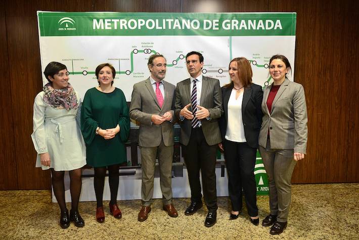Felipe López anuncia el inicio del proceso de puesta en servicio comercial del Metro de Granada el próximo 31 de marzo