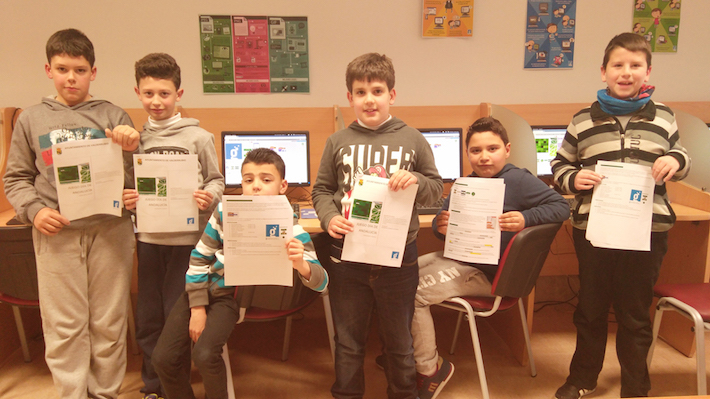 Los niños de Guadalinfo Valderrubio crean un videojuego con Scratch para celebrar el Día de Andalucía