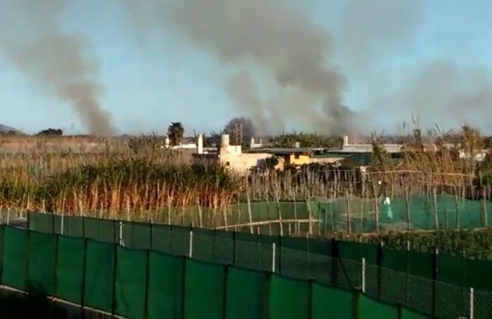 La vega de Salobreña sufre diversos conatos de incendio