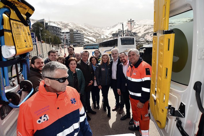 La Junta refuerza el dispositivo sanitario de Sierra Nevada durante el Campeonato del Mundo de Snowboard y Freestyle