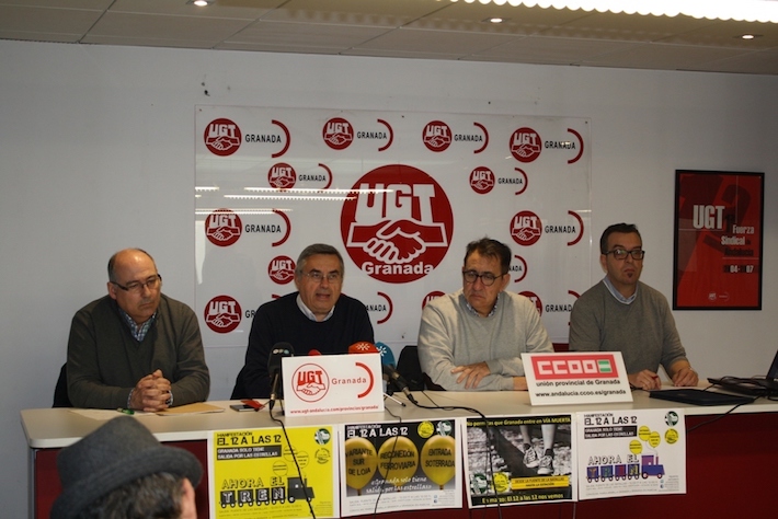 Cada empleo ferroviario que se pierde en Granada supone que no se crean 20 puestos de trabajo en servicios, comunicaciones o transportes
