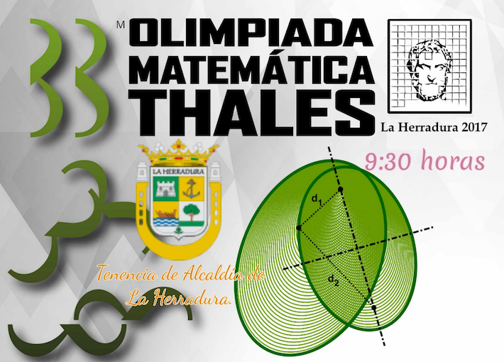 La Herradura acogerá el próximo  día 18 la XXXIII Olimpiada Matemática Nacional “Thales”