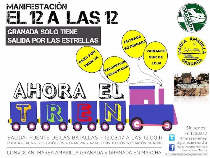 “Granada ganará la lucha contra el robo del tren a Andalucía” 