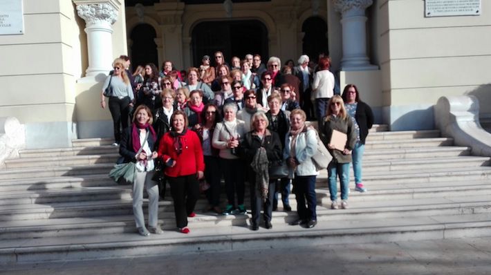 Viaje institucional a Mlaga de las asociaciones de mujeres de la Villa
