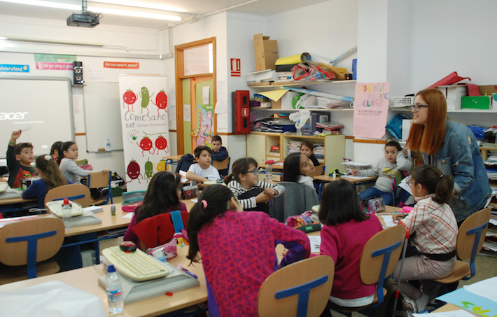 El programa ComeSano pasa la semana en el colegio Virgen de la Cabeza y se prepara para las próximas citas