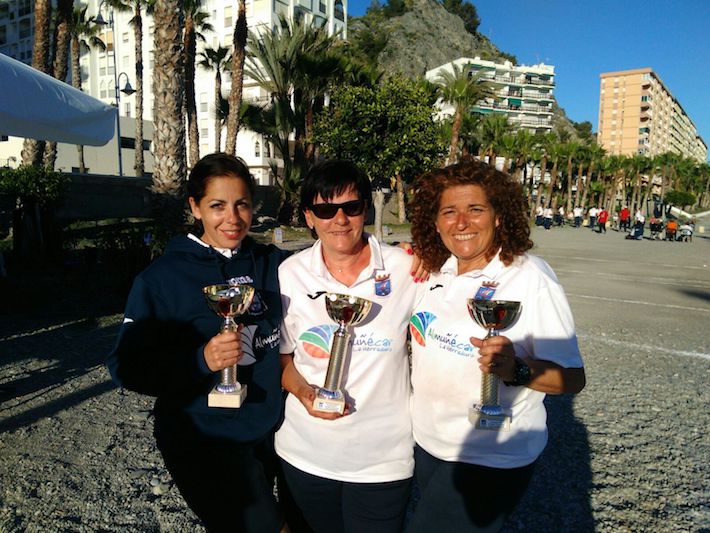 Almuñécar logra un gran éxito en el Campeonato Provincial la Petanca tripletas