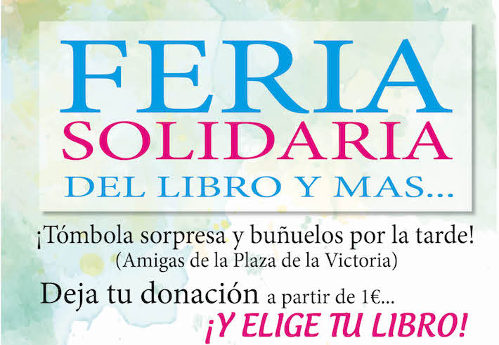 AECC y Cáritas de Almuñécar celebran este sábado una Feria Solidaria del Libro y más