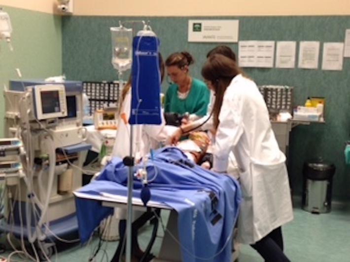 El centro de simulación de la consejería de Salud, CMAT, ha acogido los talleres previos al congreso nacional de cuidados intensivos pediátricos