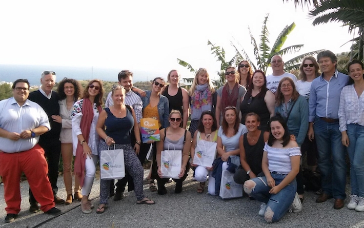 Almu��car muestra sus atractivos para turismo educacional a 15 agentes de viajes de Reino Unido.
