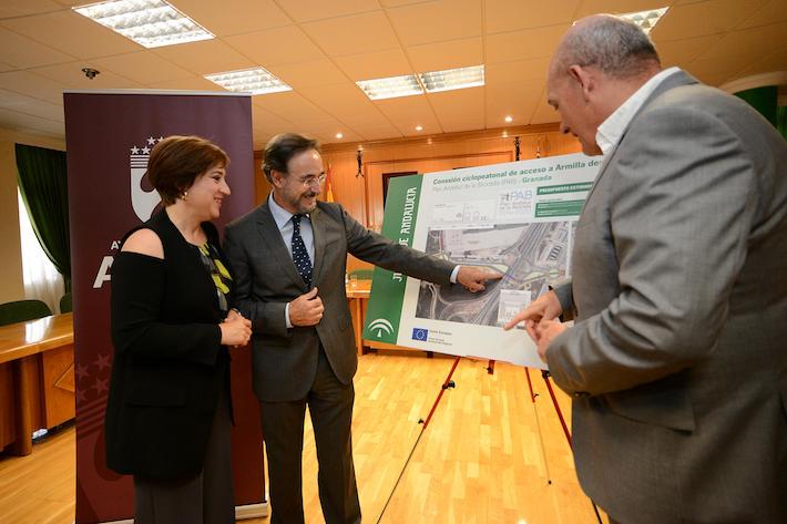 La Junta construirá un nuevo ramal en la A-395 para mejorar los desplazamientos entre el Parque de la Salud y Armilla 