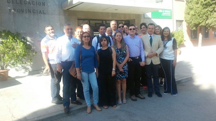 Profesionales del mbito sanitario de Brasil se entrevistan con el delegado territorial de Igualdad, Salud y Polticas Sociales