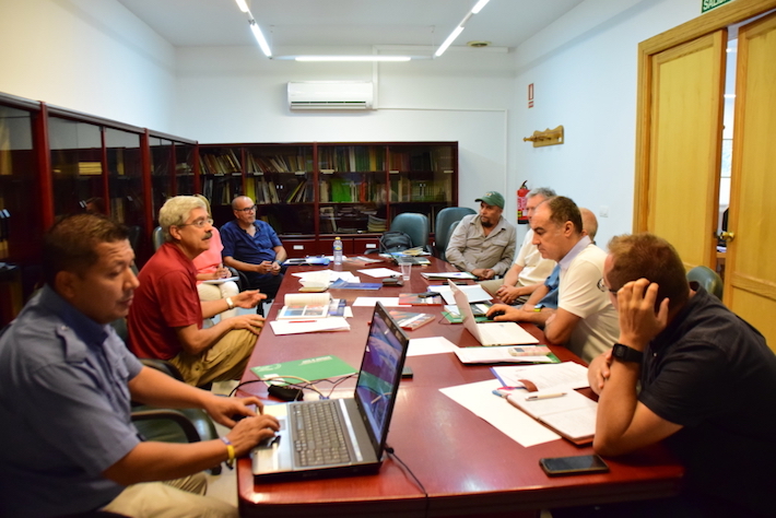 Representantes de parques nacionales de Per� y Colombian visitan Granada
en el marco del programa de hermanamiento con Sierra Nevada