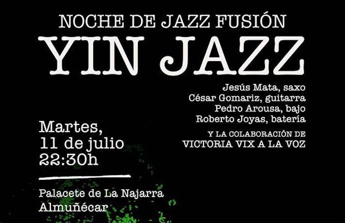 Yin Yazz ofrece un concierto este martes en Jardines del Palacete La Najarra de Almuñécar