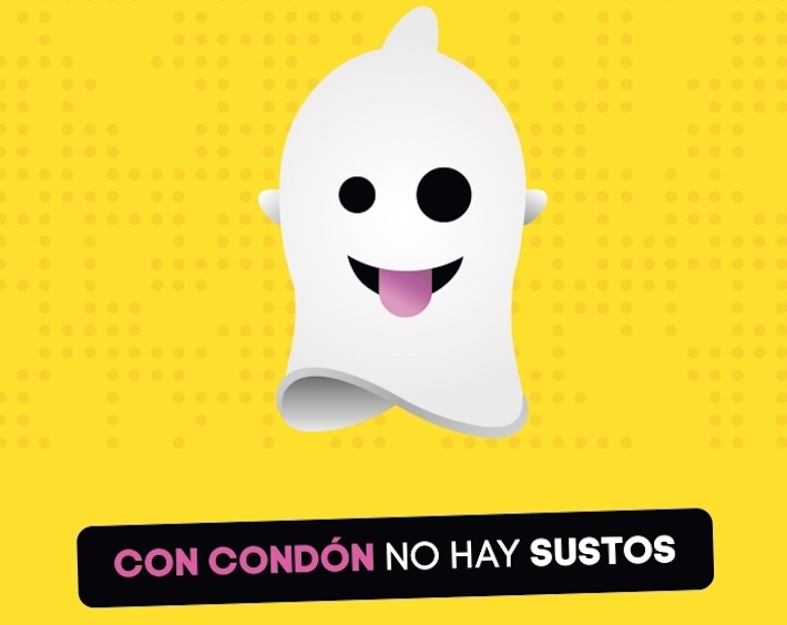 La campa�a �Con cond�n no hay sustos #DisfrutaSinMiedo� conciencia a los j�venes sobre la importancia del uso del preservativo