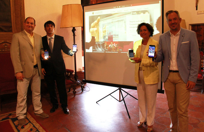 La Universidad de Granada presenta su nueva web institucional y la aplicacin mvil UGRApp