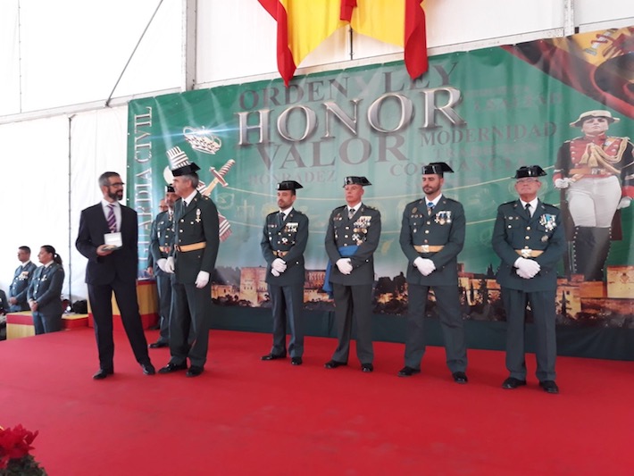 El 061 de Granada galardonado con el `Tricornio de Gala 2017 de la Guardia Civil