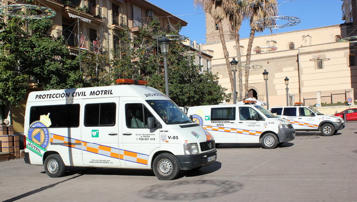 Protección Civil de Motril activa un dispositivo especial por las alertas amarilla y naranja por mal tiempo en la Costa