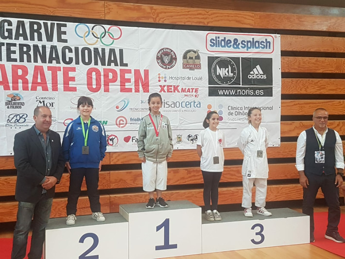 Dos salobreeras se traen tres medallas del Open Internacional de Krate del Algarve