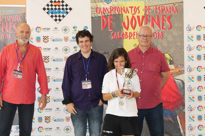 Andaluca en la cabeza del medallero en los Campeonatos de Espaa de Ajedrez por Edades que se est celebrando en Salobrea.