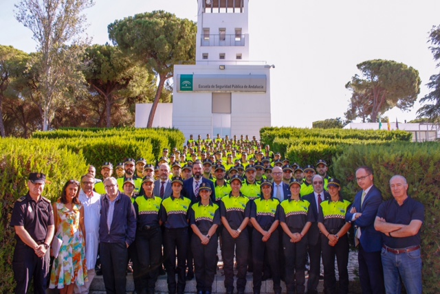 Ocho alumnos inician en la ESPA la nueva promocin de ingreso en cuerpos de la Polica Local de la provincia de Granada