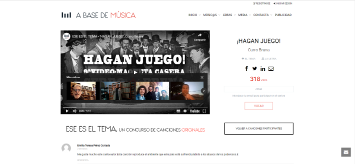 El cantautor de Almuñécar Curro Bruna participa en el concurso nacional de canciones 