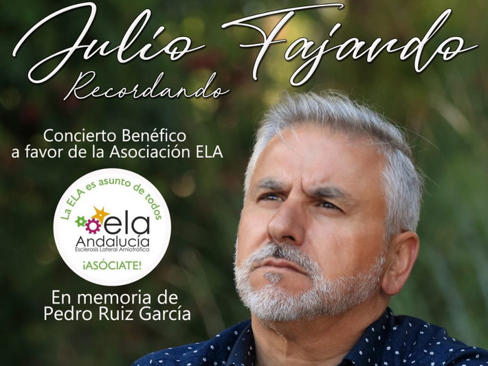 El cantaor Julio Fajardo ofrece un concierto a beneficio de la Asociación de la ELA este viernes en Almuñécar