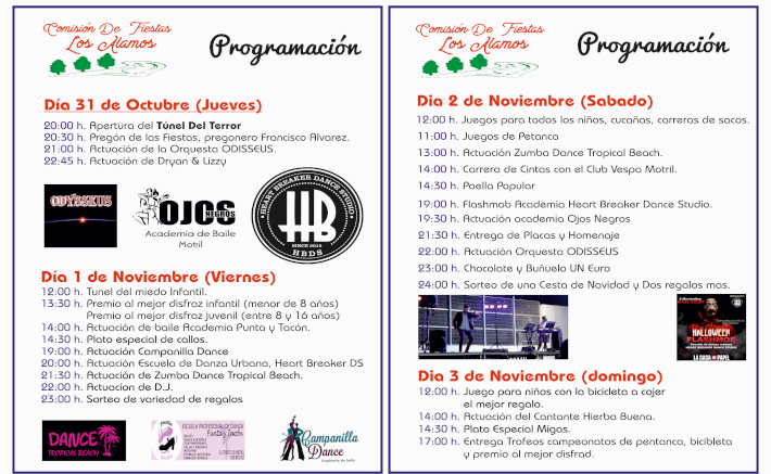 El barrio de Los Álamos prepara sus fiestas de Halloween repletas de sorpresas y diversión