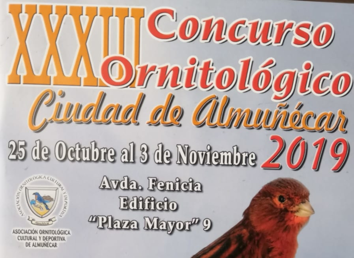 Almuñécar ya celebra el XXXIII Concurso Ornitológico hasta el domingo 3 de noviembre
