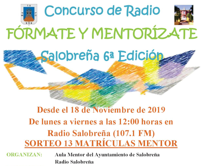 La sexta edicin del concurso Frmate y Mentorizate en Salobrea comenzar el prximo lunes 18 de noviembre