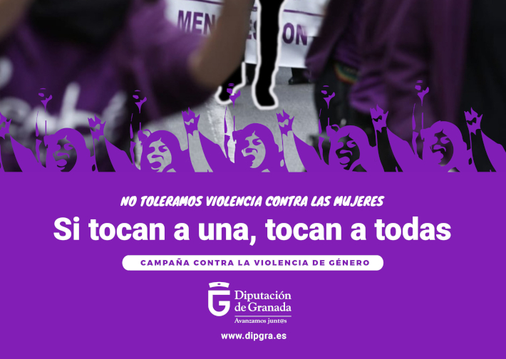 Si tocan a una, tocan a todas, lema de la campaa de Diputacin para el 25N