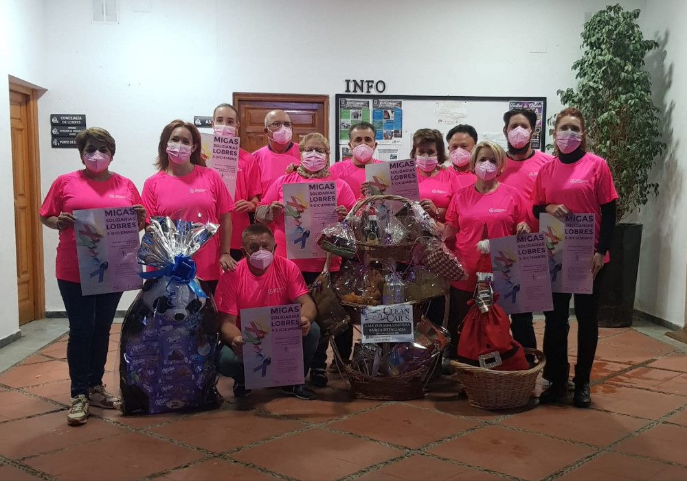Las Migas Solidarias de este domingo en Lobres incluirn un mega sorteo con ms de 60 regalos