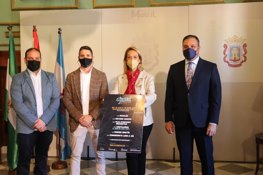 Antonio Orozco, Rozaln o Vanesa Martn, entre los artistas del 'Motril en Vivo' de 2022