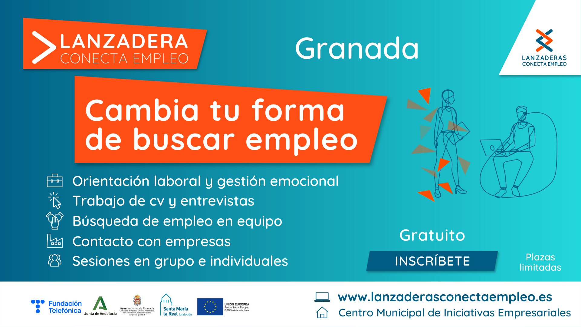 Abierta la inscripcin para una nueva Lanzadera Conecta Empleo en Granada 