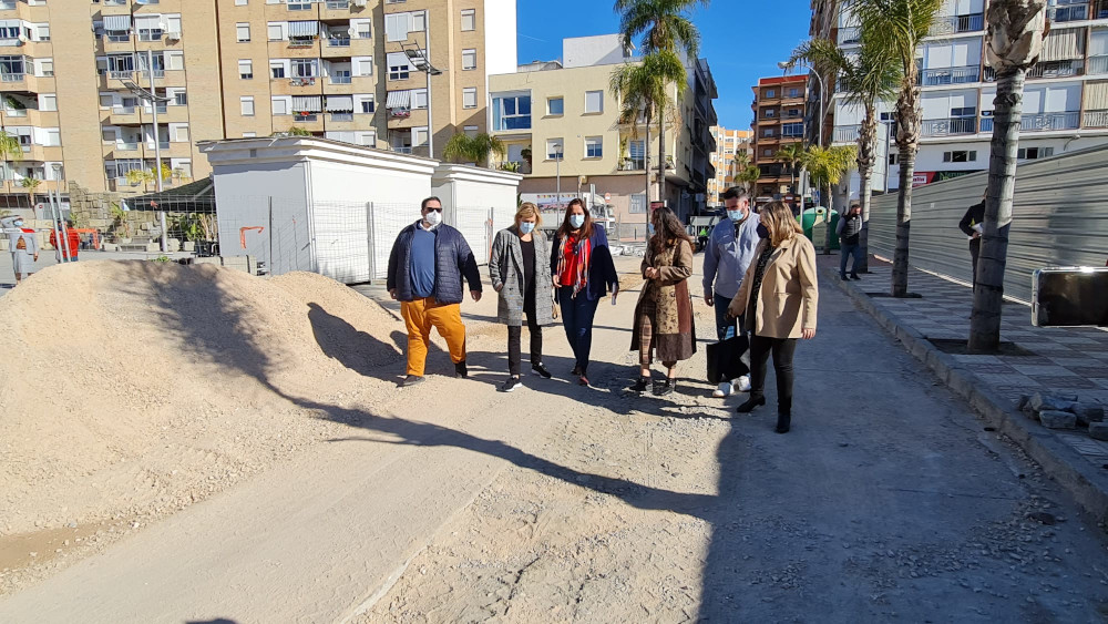 Las obras que ejecuta Mancomunidad en calle Guadix, entorno del Mercado y Paseo de Las flores de Almuñécar, cuentan con un presupuesto de 1.713.257,26 euros