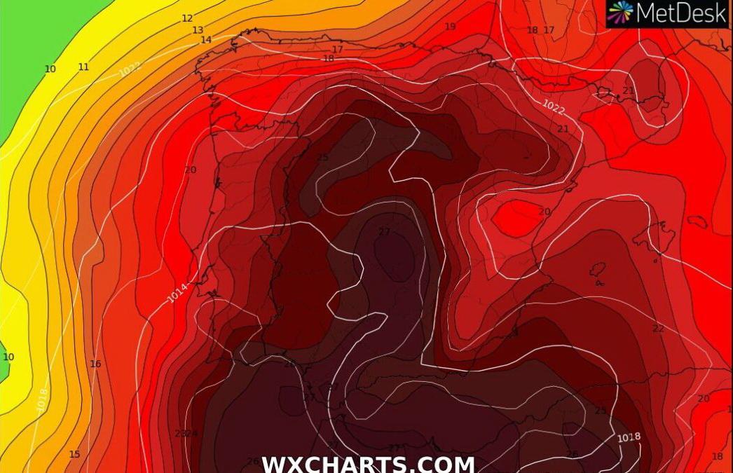 Si se confirman las predicciones, entramos la primera ola de calor en Espaa en un mes de mayo.