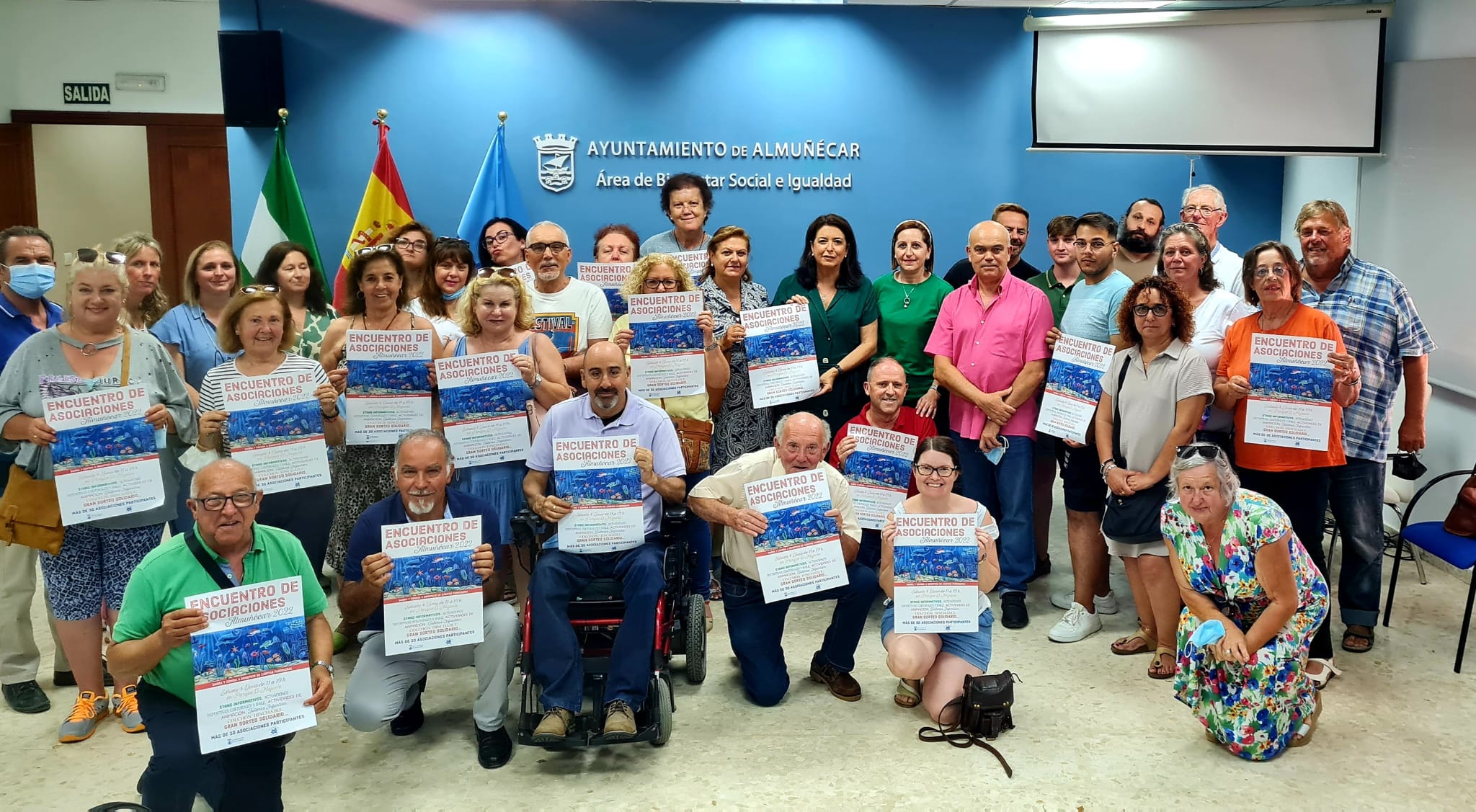 ltimos preparativos para celebrar  el Encuentro de Asociaciones el sbado 4 de junio en el Parque El Majuelo