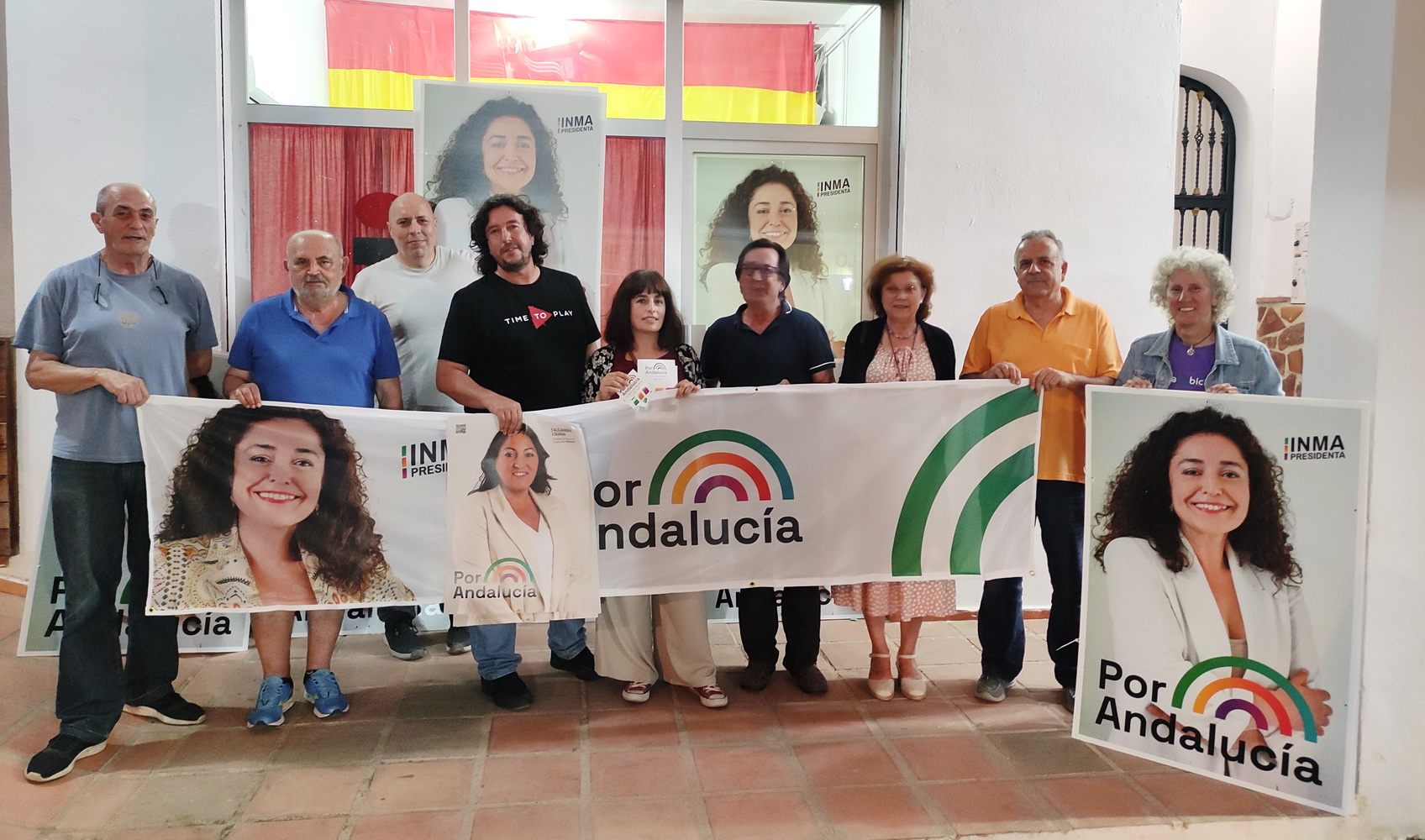 La asamblea de Izquierda Unida Podemos Almucar La Herradura inicia la campaa a las Andaluzas.