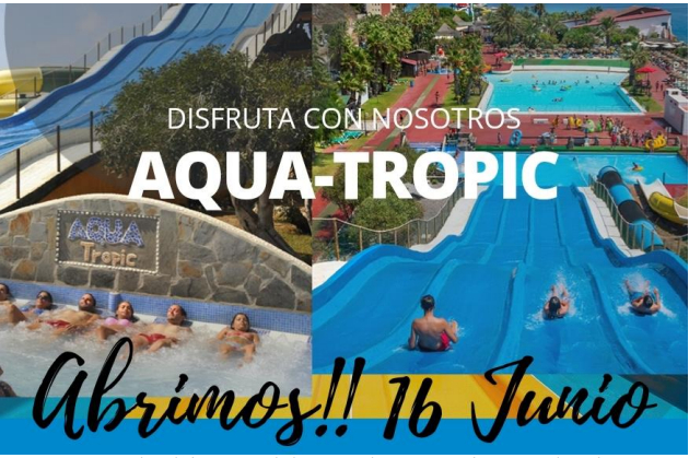 Aquatropic comienza su temporada y abre sus puertas al público este jueves día 16