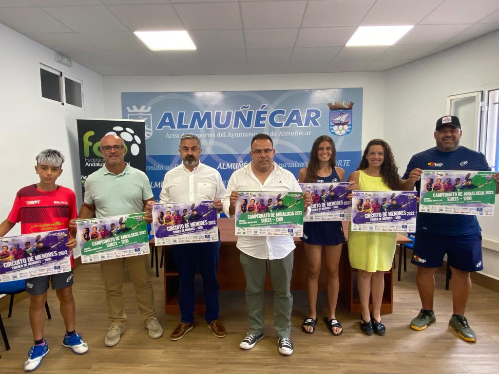 Almuñécar será sede del Campeonato de Andalucía de Pádel Sub 23 y también de una prueba del Circuito de Menores 3000